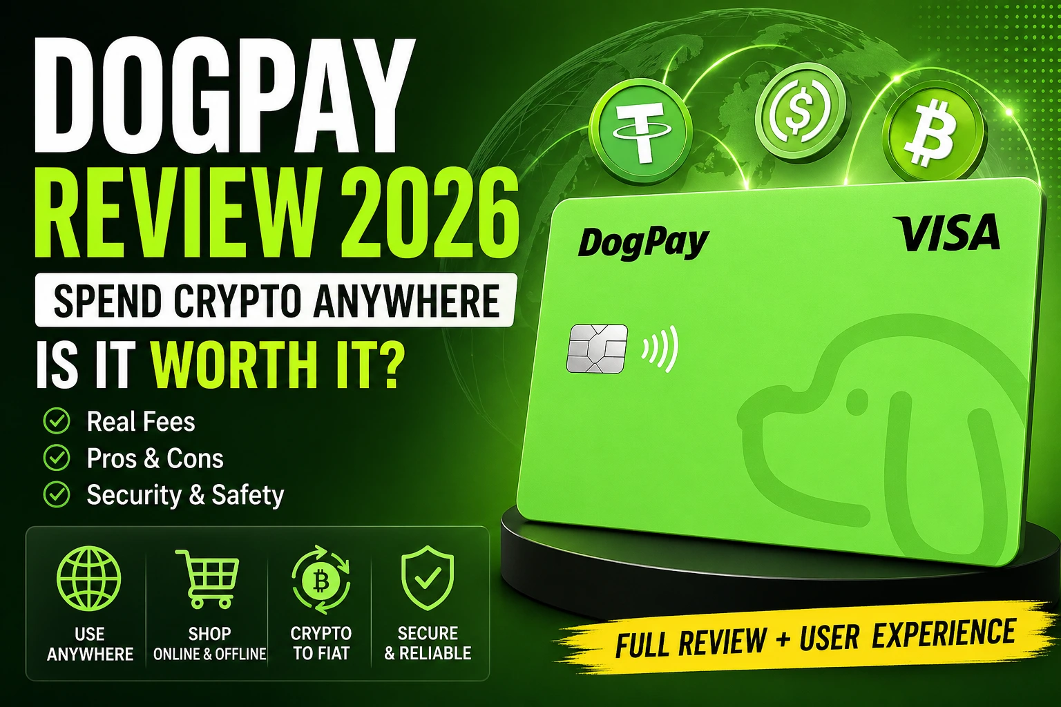 DogPay virtual card review — crypto and fiat payment platform for digital nomads and global users